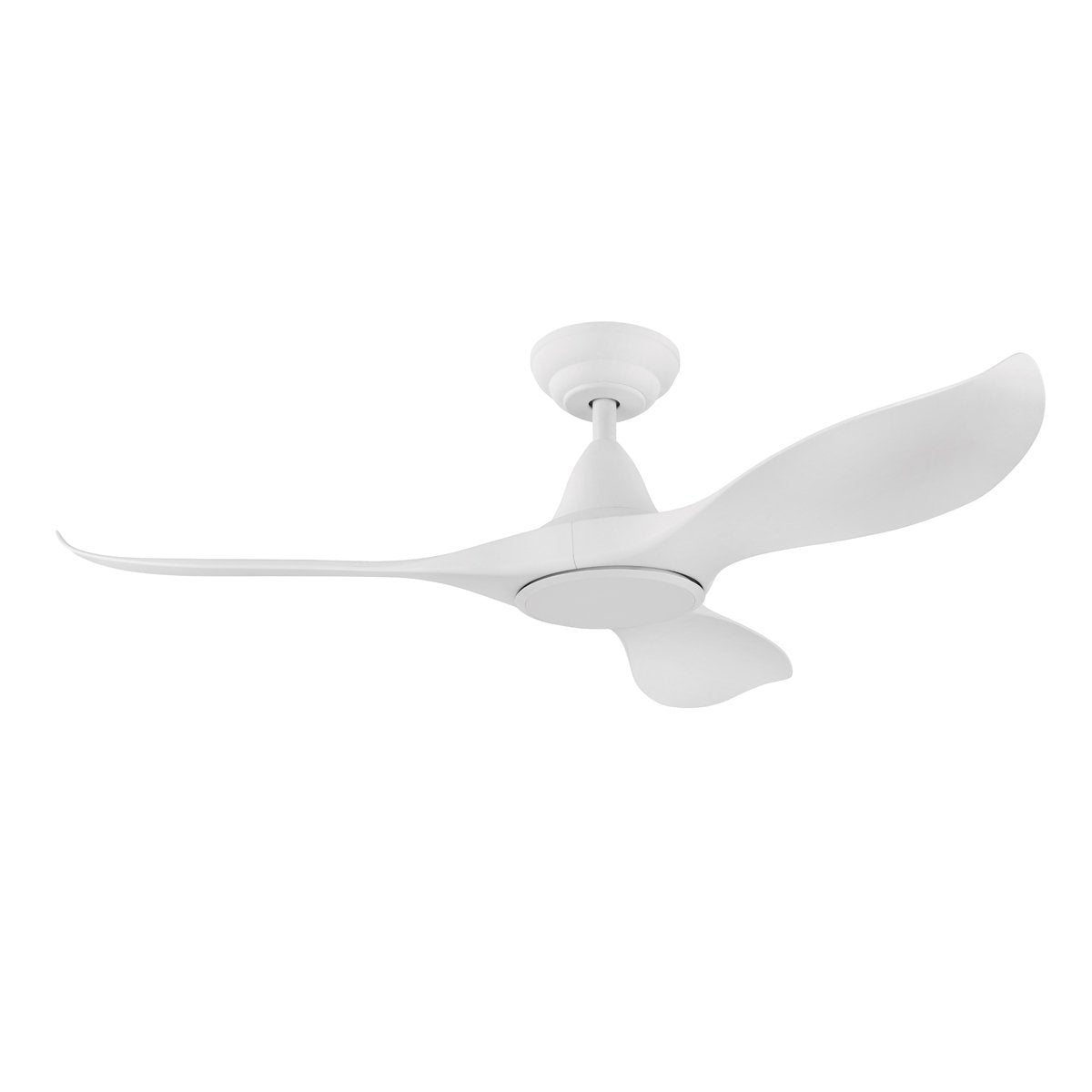 White Eglo Noosa 46" 3 Blade DC Indoor/Outdoor Ceiling Fan with Remote Control