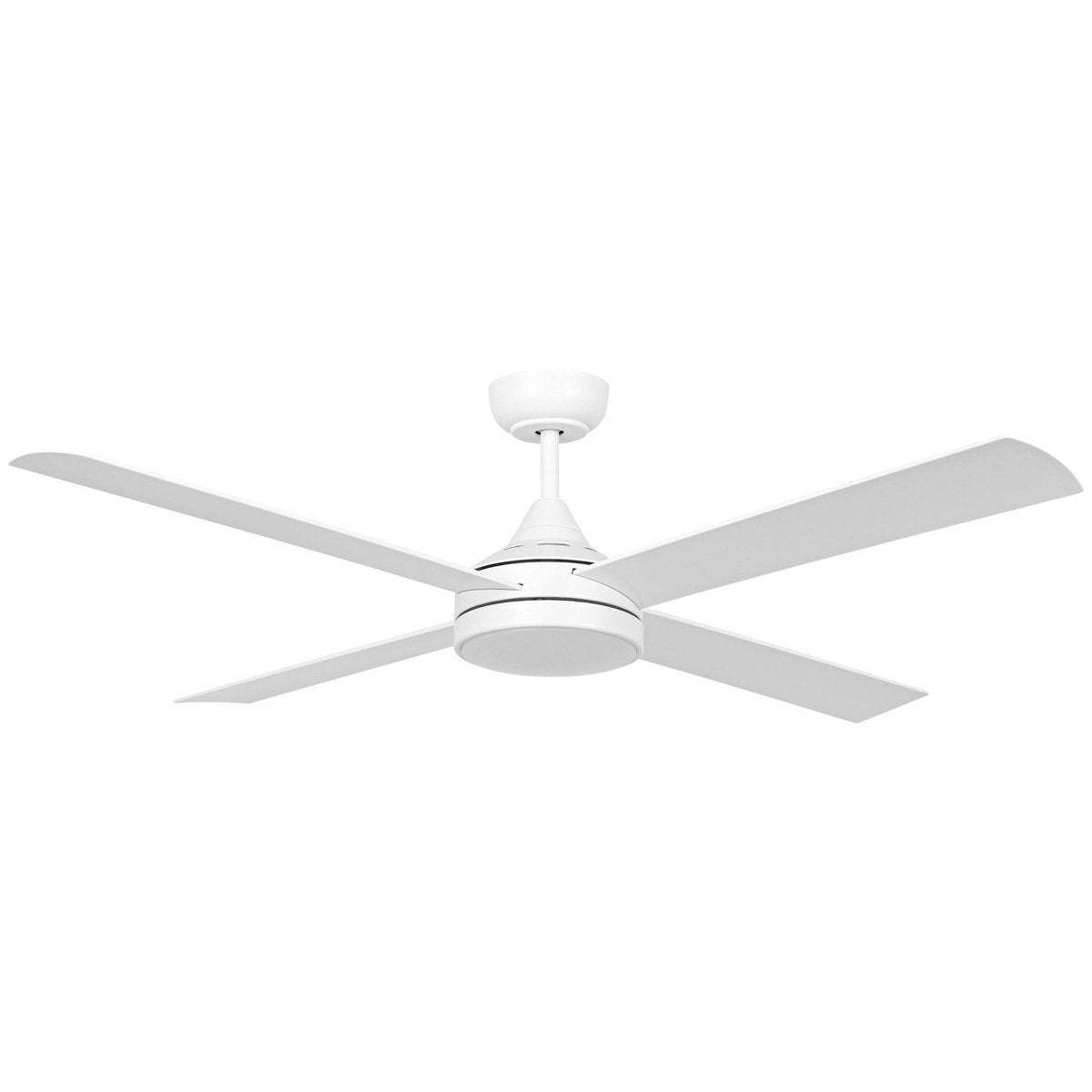 Stradbroke 52" (1320mm) DC Ceiling Fan with Tri-Colour LED Light in Matt White