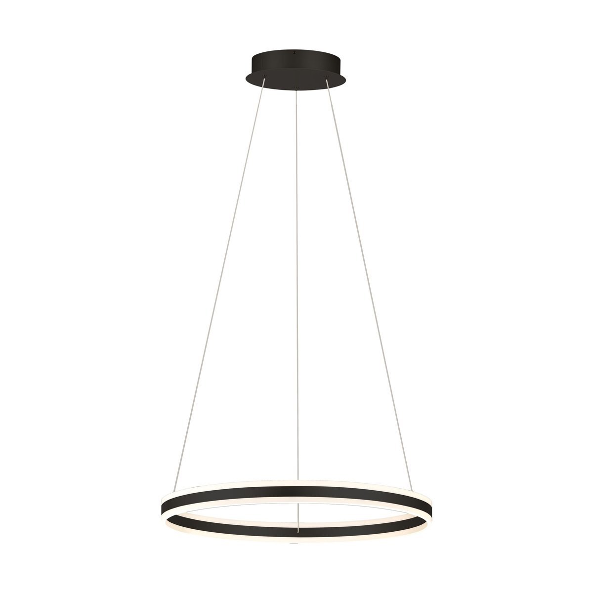 Tonarella 78W LED Warm White Pendant Light in Black