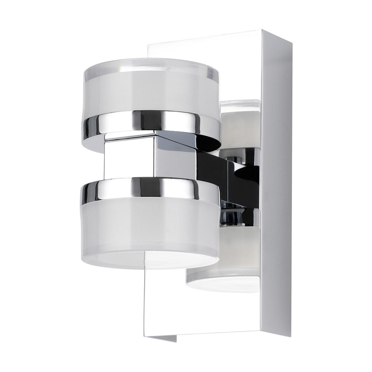 Romendo 2x5W Tri-Colour LED Wall Light in Chrome