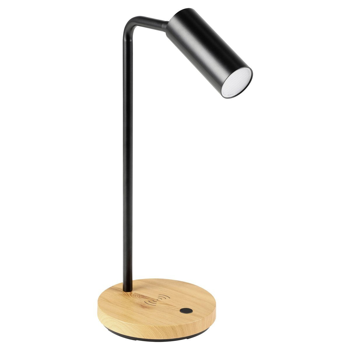 Connor 4.5watt Tri-Color LED Table Lamp with Wireless Charger in Black