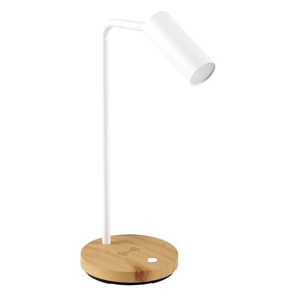 Connor 4.5watt Tri-Colour LED Table Lamp with Wireless Charger in White