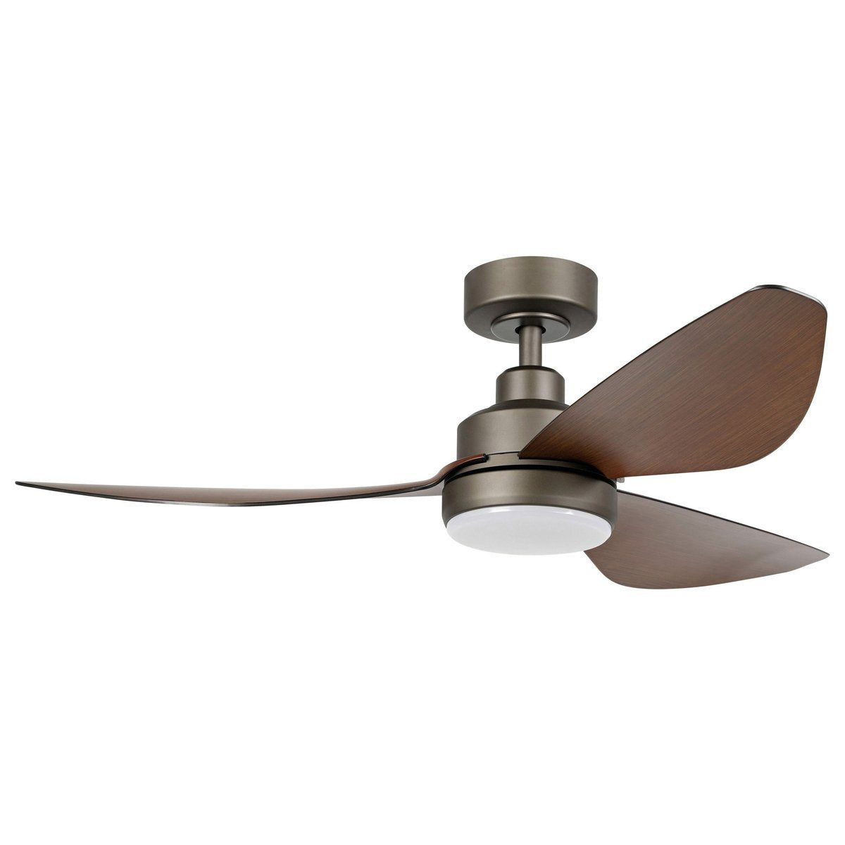 Torquay 48" (1220mm) DC Ceiling Fan with Tri-Colour LED Light in Oil-Rubbed Bronze / Koa