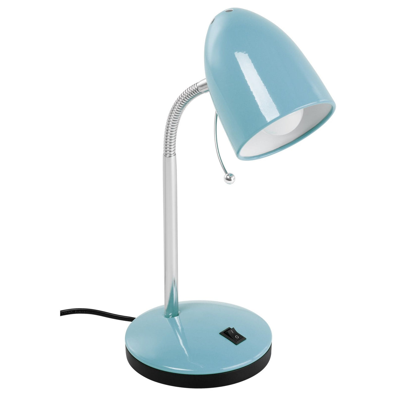 Lara 1 Light Bright Blue Table Lamp