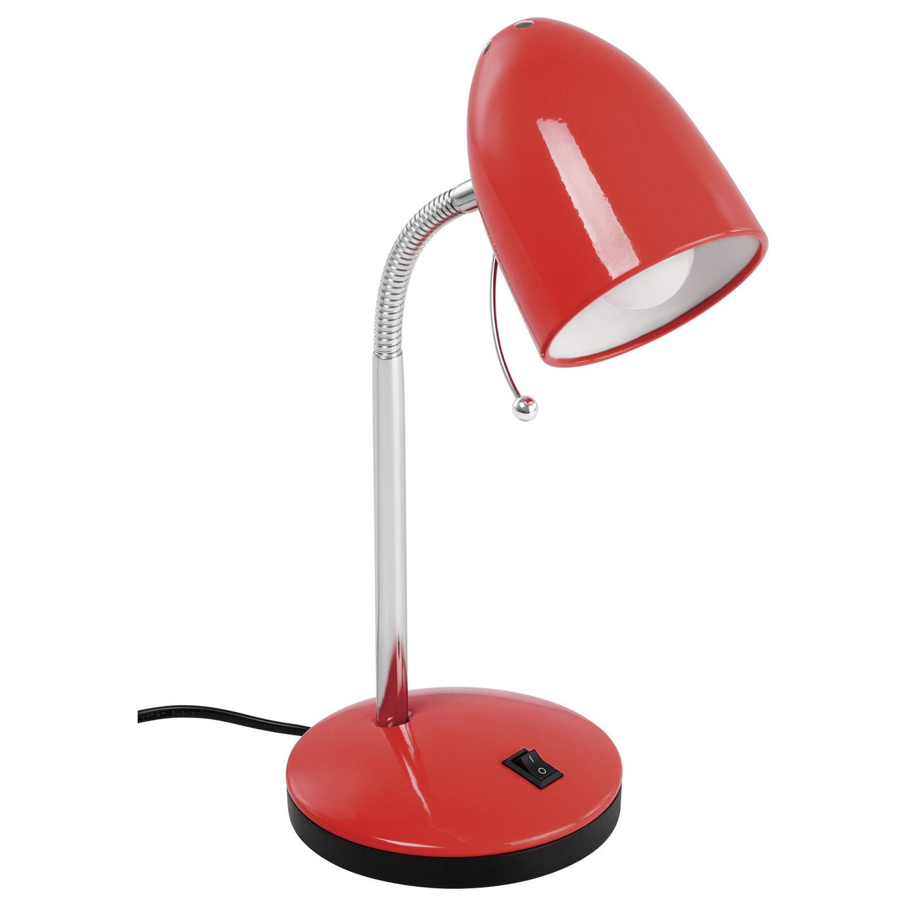 Lara 1 Light Red Table Lamp