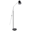 Lara 1 Light Black Floor Lamp