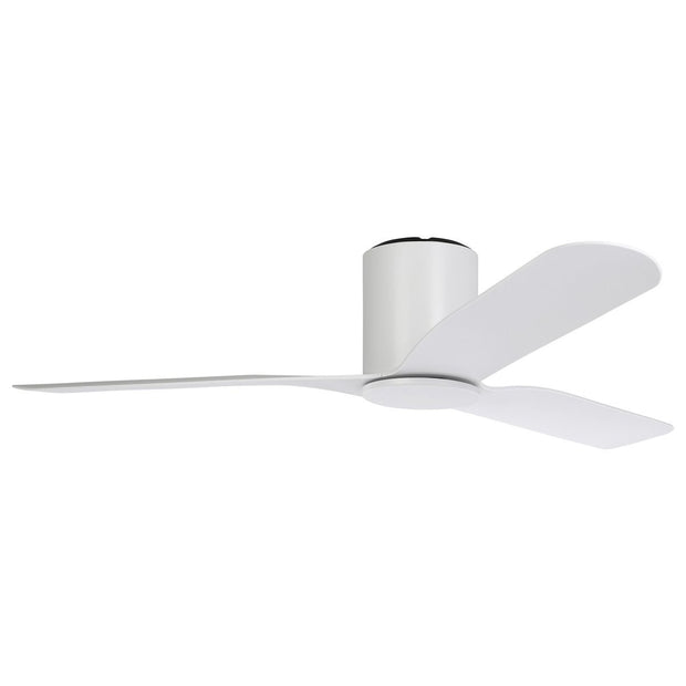Iluka 52" (1320mm) DC Hugger Ceiling Fan in Matt White