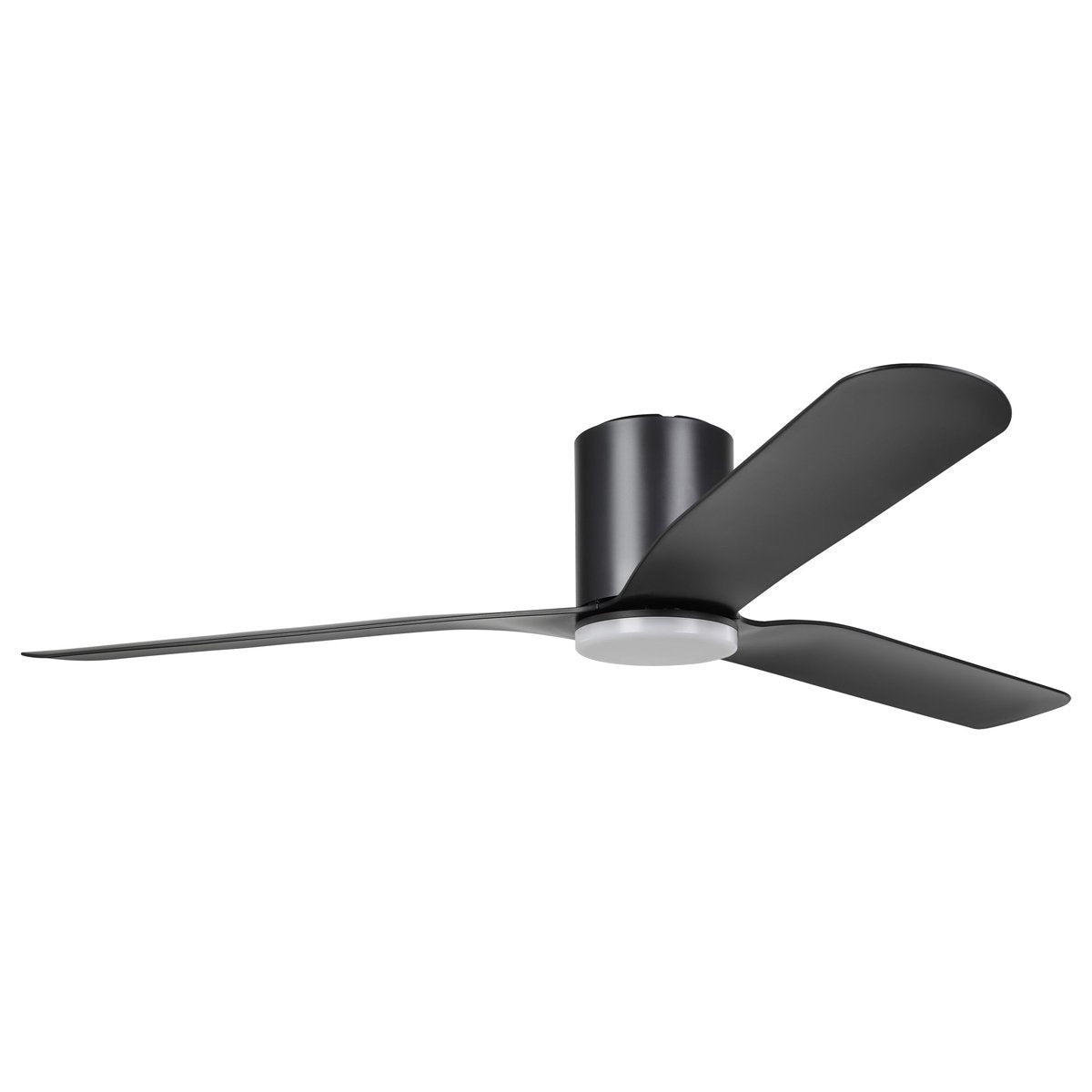 Iluka 60" (1520mm) DC Hugger Ceiling Fan with 20w Tri-Colour LED Light in Matt Black