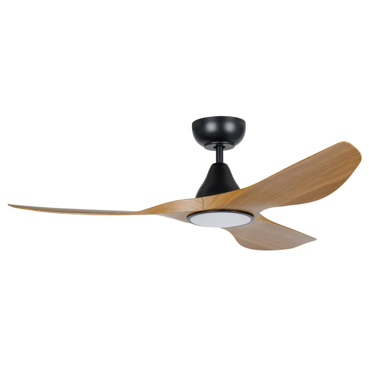 Eglo Surf 48"DC Ceiling Fan with LED Light in Burmese Teak