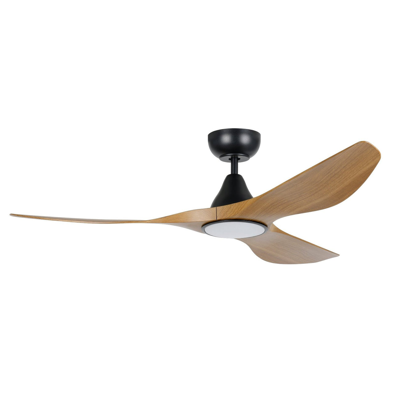 Eglo Surf 52" Burmese Teak DC Ceiling Fan with LED Light