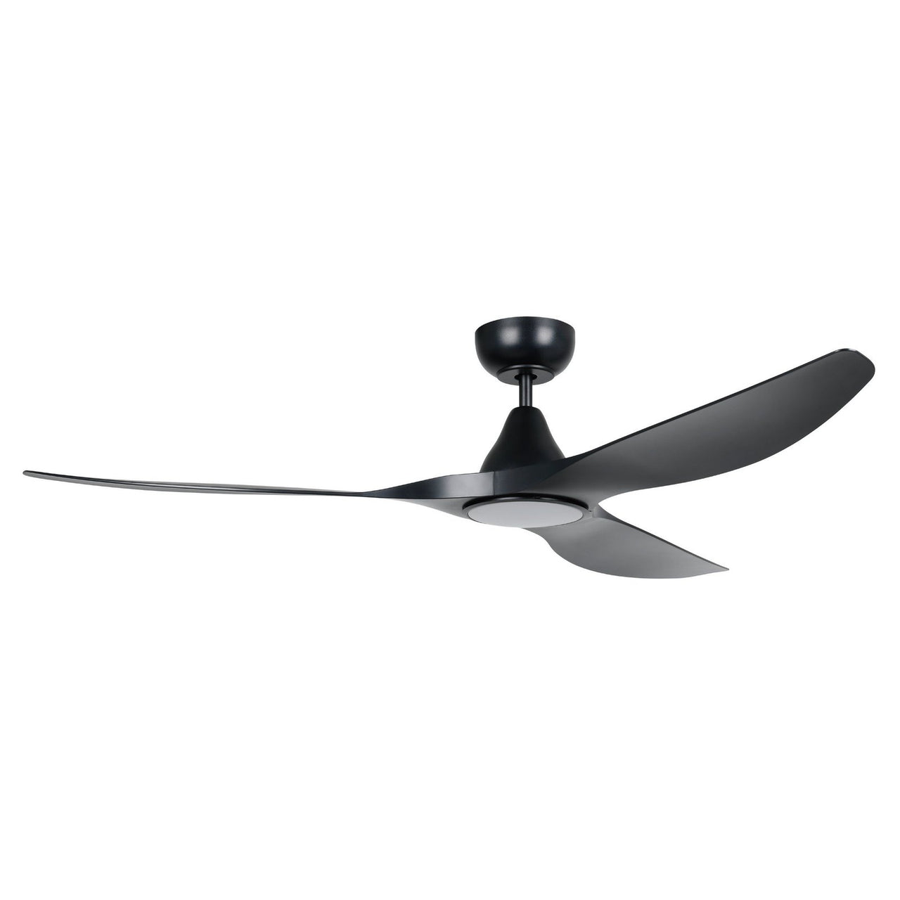 Eglo Surf 60"Black DC Ceiling Fan with LED Light