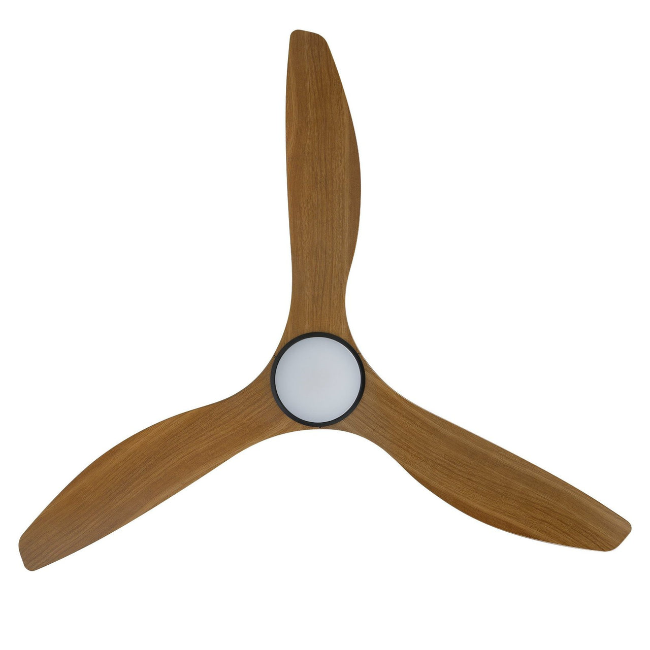 Eglo Surf 60" Burmese Teak Oak DC Ceiling Fan with LED Light