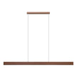Climene 3 Walnut 36W CCT 1.8M LED Bar Pendant Light