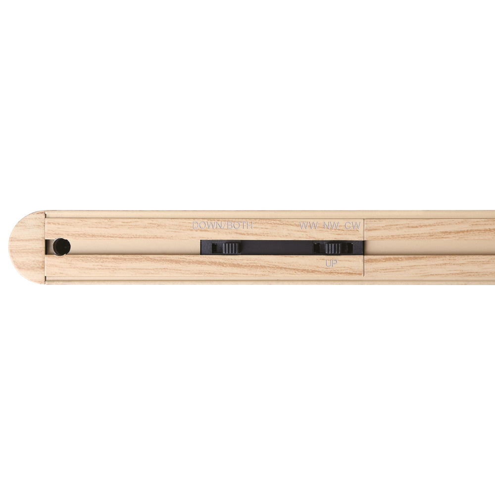 Climene 3 Oak 30W CCT 1.2M LED Bar Pendant Light