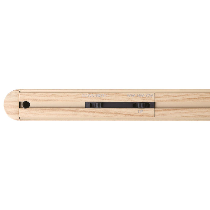 Climene 3 Oak 30W CCT 1.2M LED Bar Pendant Light