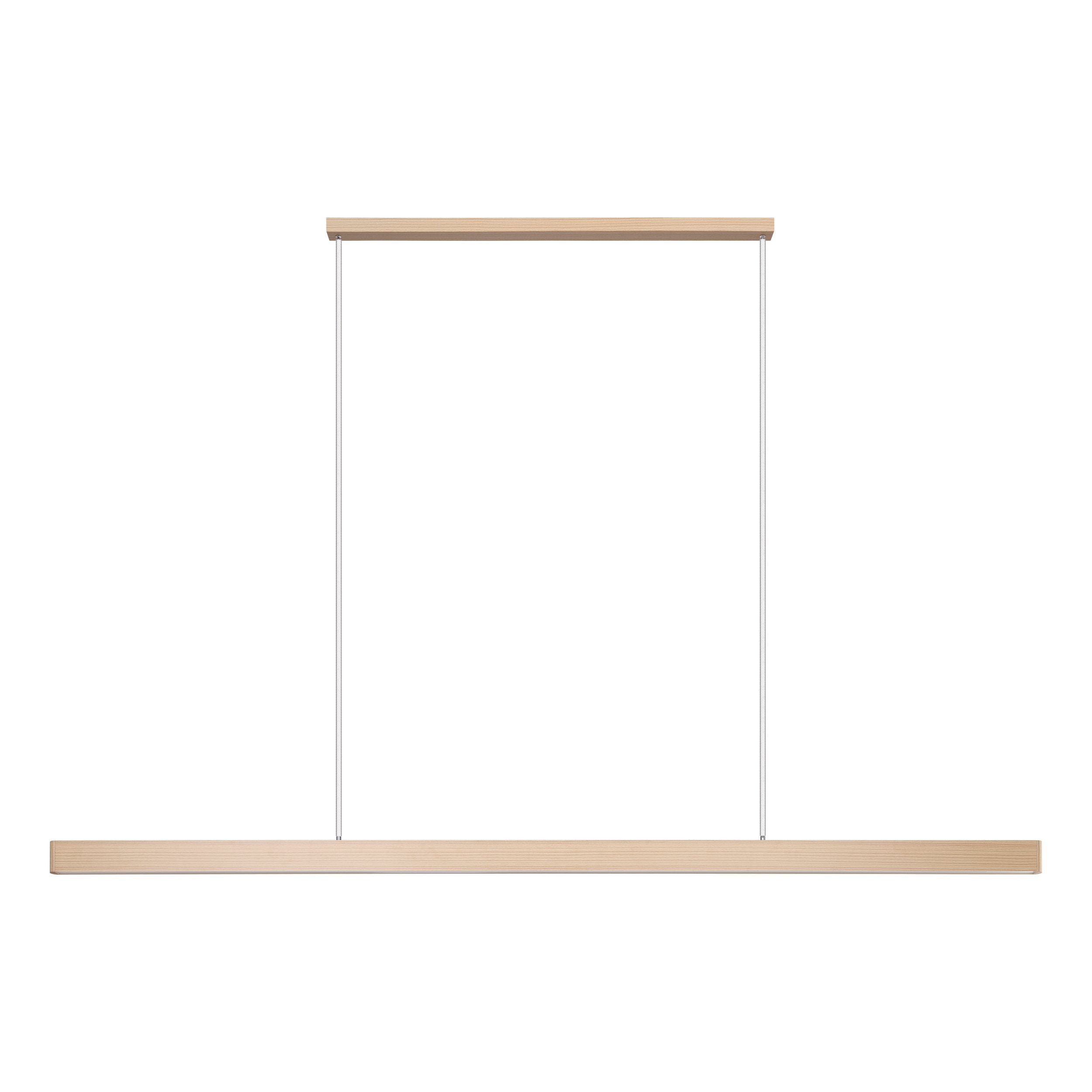 Climene 3 Oak 40W CCT 2.4M LED Bar Pendant Light