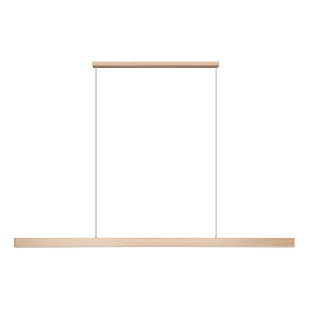 Climene 3 Oak 40W CCT 2.4M LED Bar Pendant Light