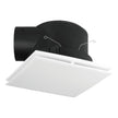 Samba White Square Exhaust Fan