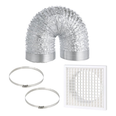 Ducting Kit 150mm X 3M Including Grill & Clamp