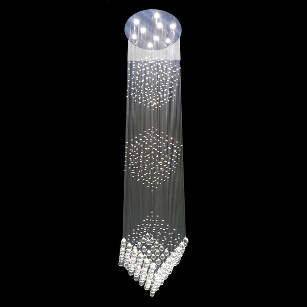 3 Box Tier String Chandelier 600mm - CRP1014