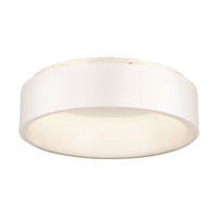 Thumbnail for Marghera 25W White Dimmable LED Oyster Light in Warm White