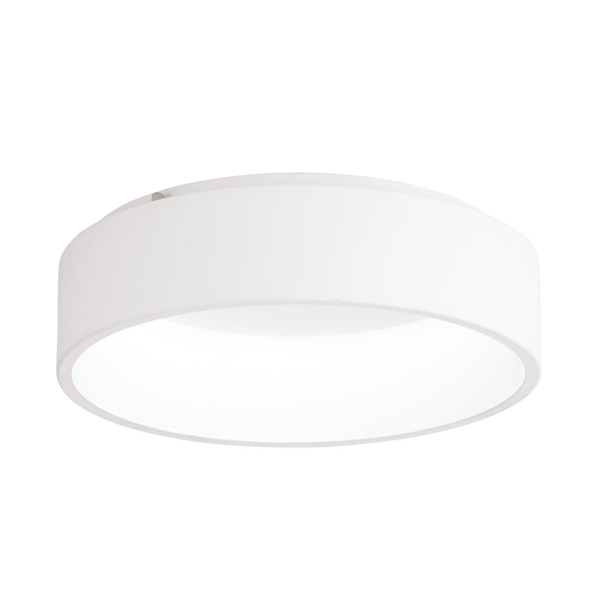 Marghera 25W White Dimmable LED Oyster Light in Warm White