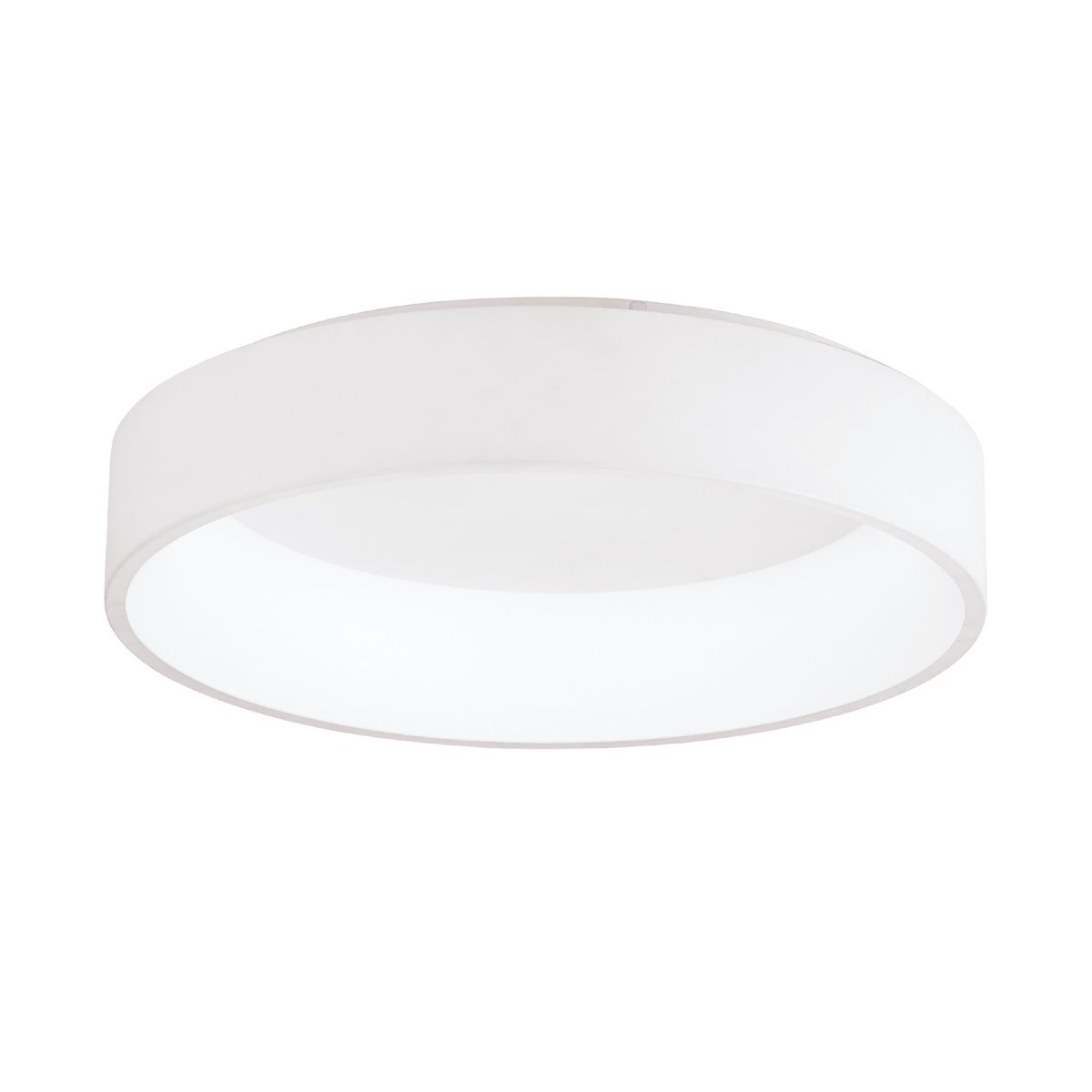 Marghera 34W White Dimmable LED Oyster Light in Warm White