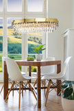 Valparaiso 10 Light Crystal Chandelier in Gold