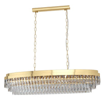 Thumbnail for Valparaiso 13 Light Crystal Chandelier in Gold