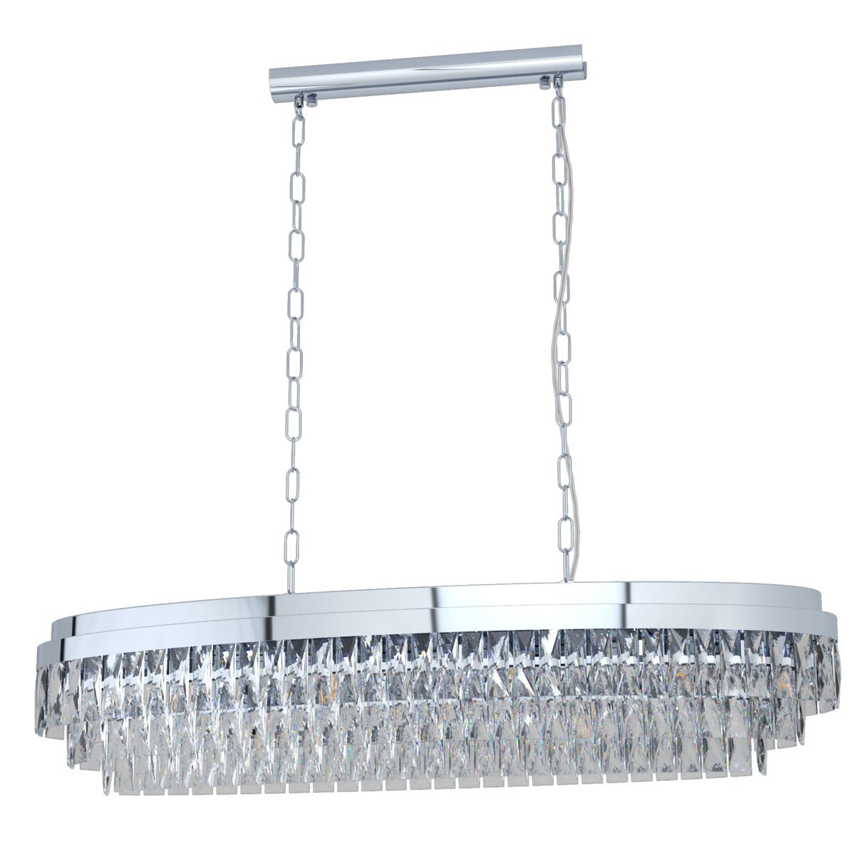 Valparaiso 13 Light Crystal Chandelier in Chrome