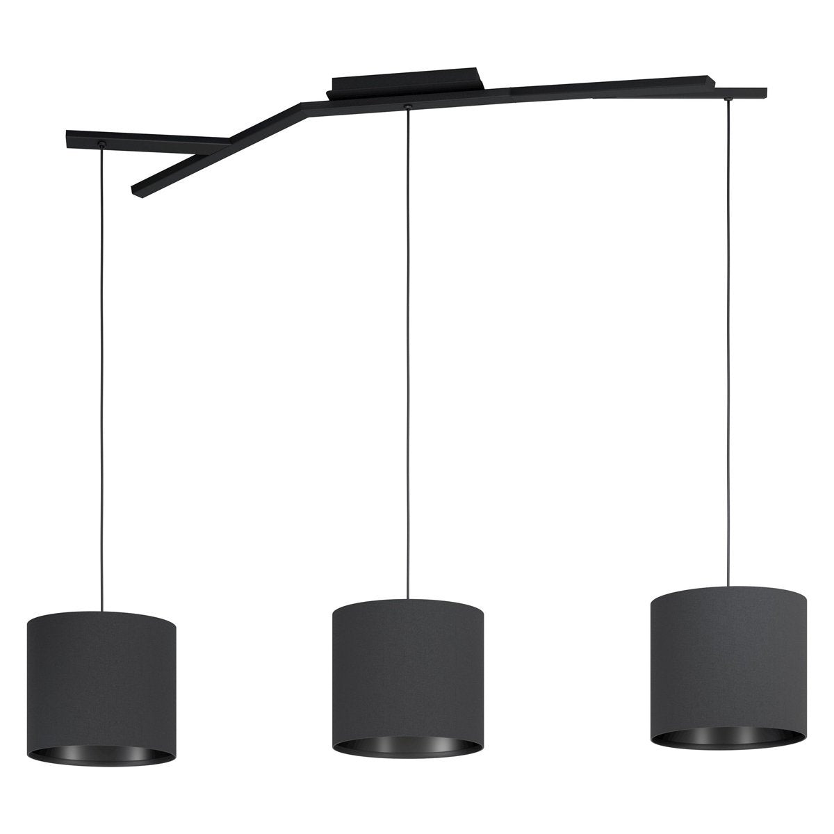 Balnario 3 Light Black Pendant Light