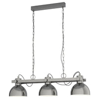 Thumbnail for Lubenham 3 Light Antique Nickel Pendant Light