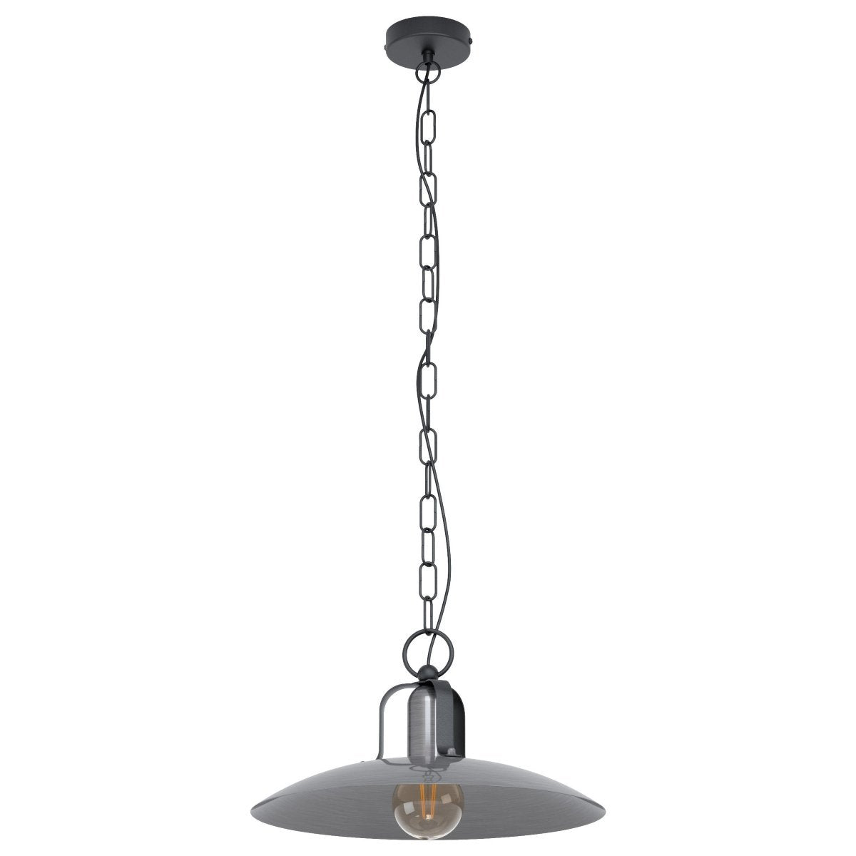 Kenilworth 1 Light Antique Nickel Pendant Light