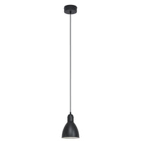 Thumbnail for Priddy Industrial 1 Light Pendant Light in Black