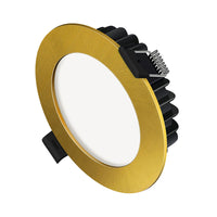 Thumbnail for Pluto Antique Brass 12W CCT IP44 Downlight