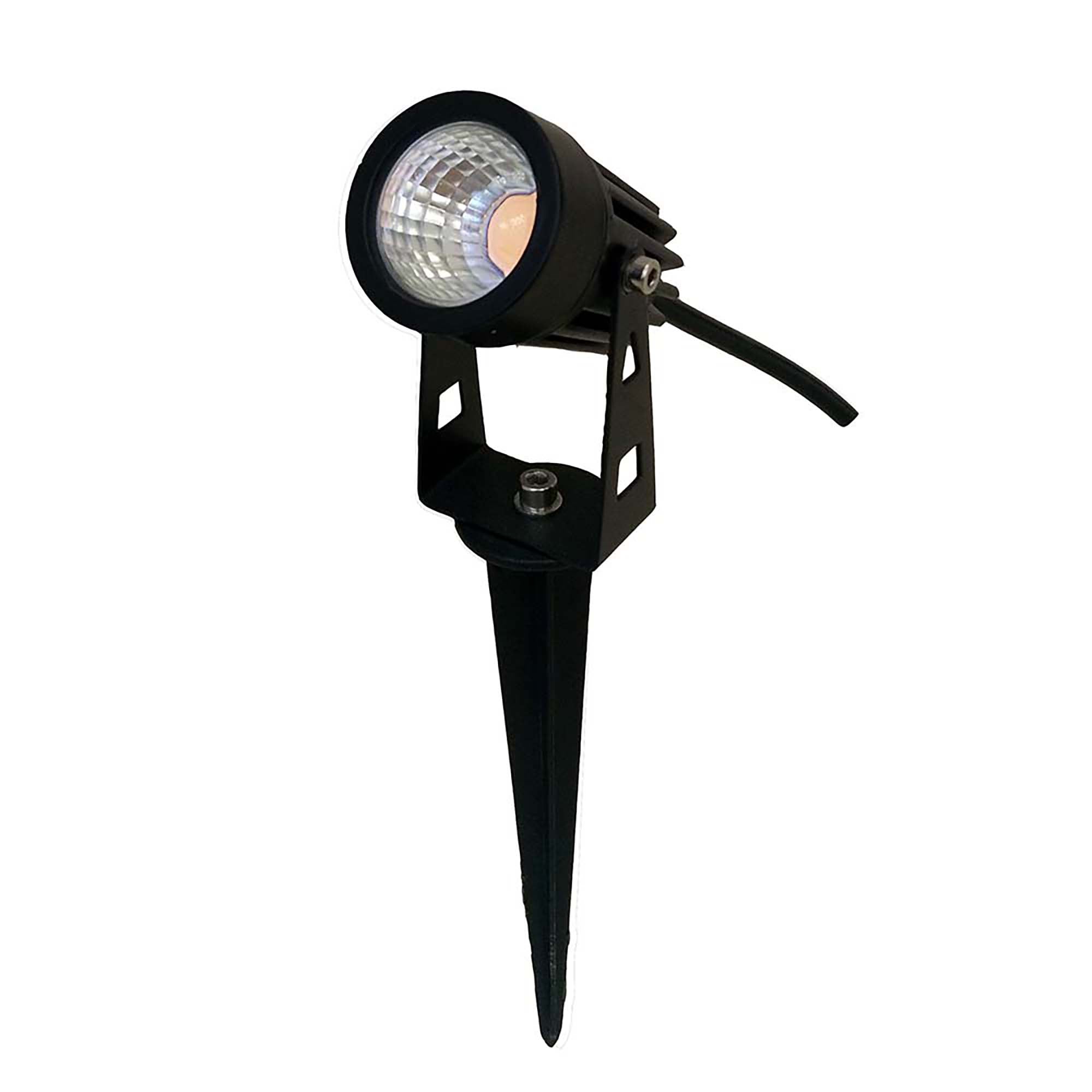 Spencer Black 3w 12V 6000K IP65 Garden Spike