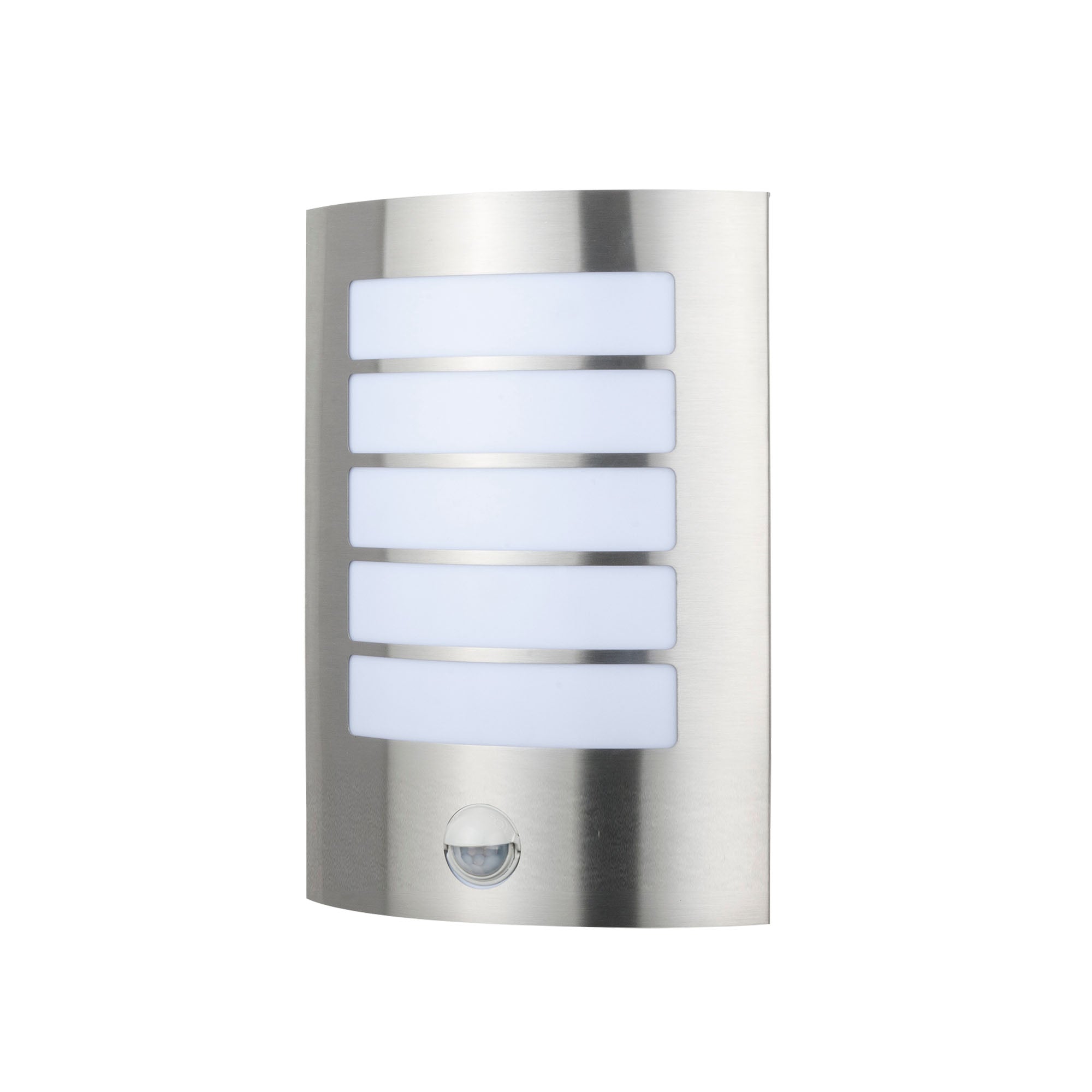 Stark Stainless Steel 14W 6000K IP44 Sensor Wall Light