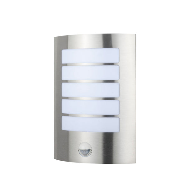 Stark Stainless Steel 14W 6000K IP44 Sensor Wall Light