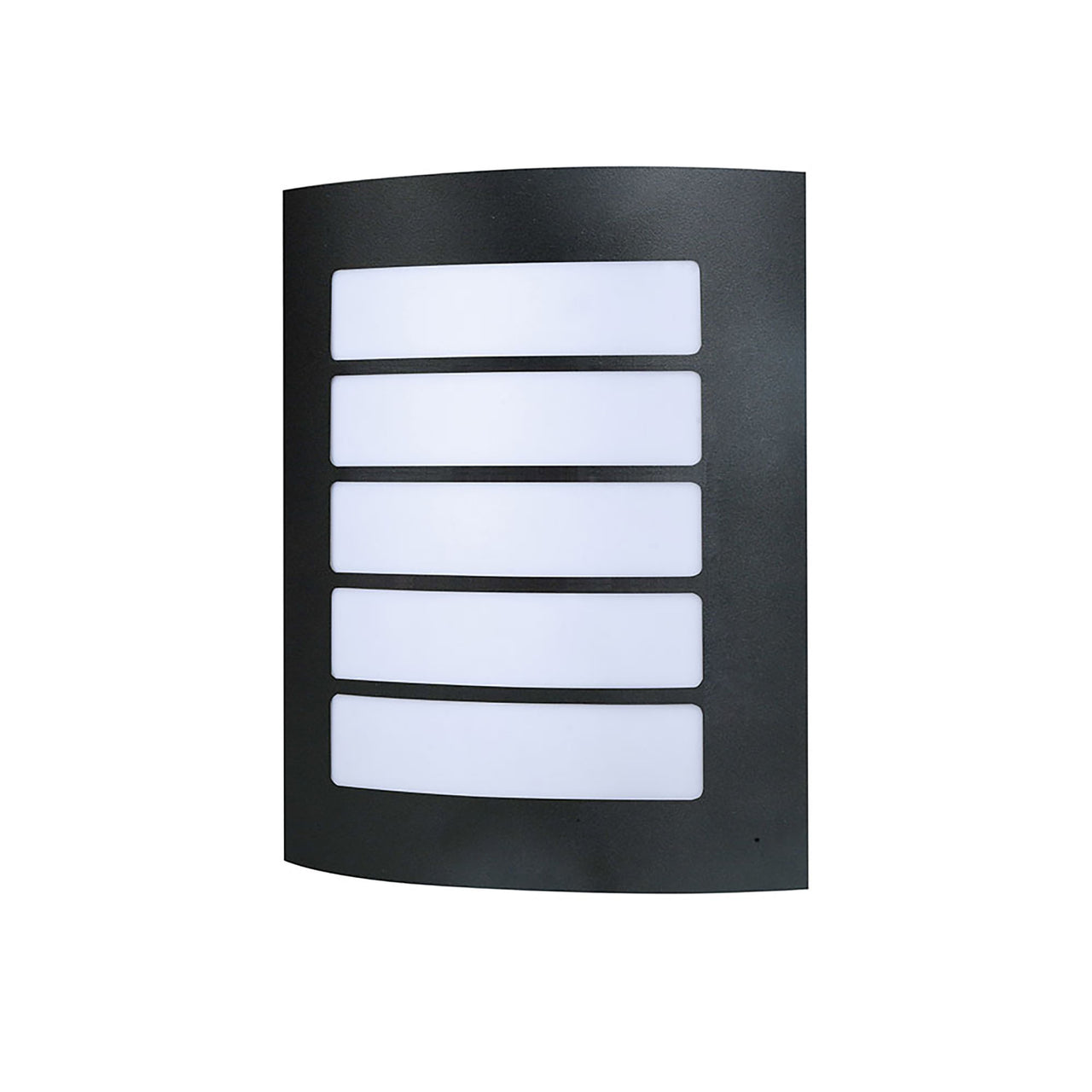 Stark Black 14W 6000K IP44 Wall Light