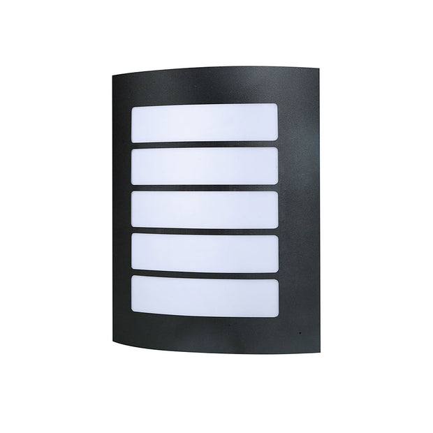 Stark Black 14W 6000K IP44 Wall Light