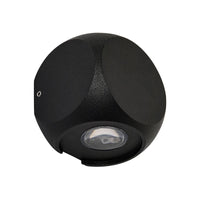 Thumbnail for Benz Black 2 x 2W 5000K IP54 2way Wall Light