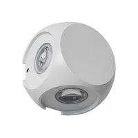 Thumbnail for Benz White 4 x 1W 5000K IP54 4way Wall Light