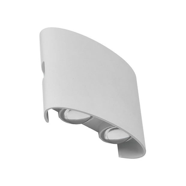 Opula 2 White 4 x 1W 5000K IP54 Wall Light