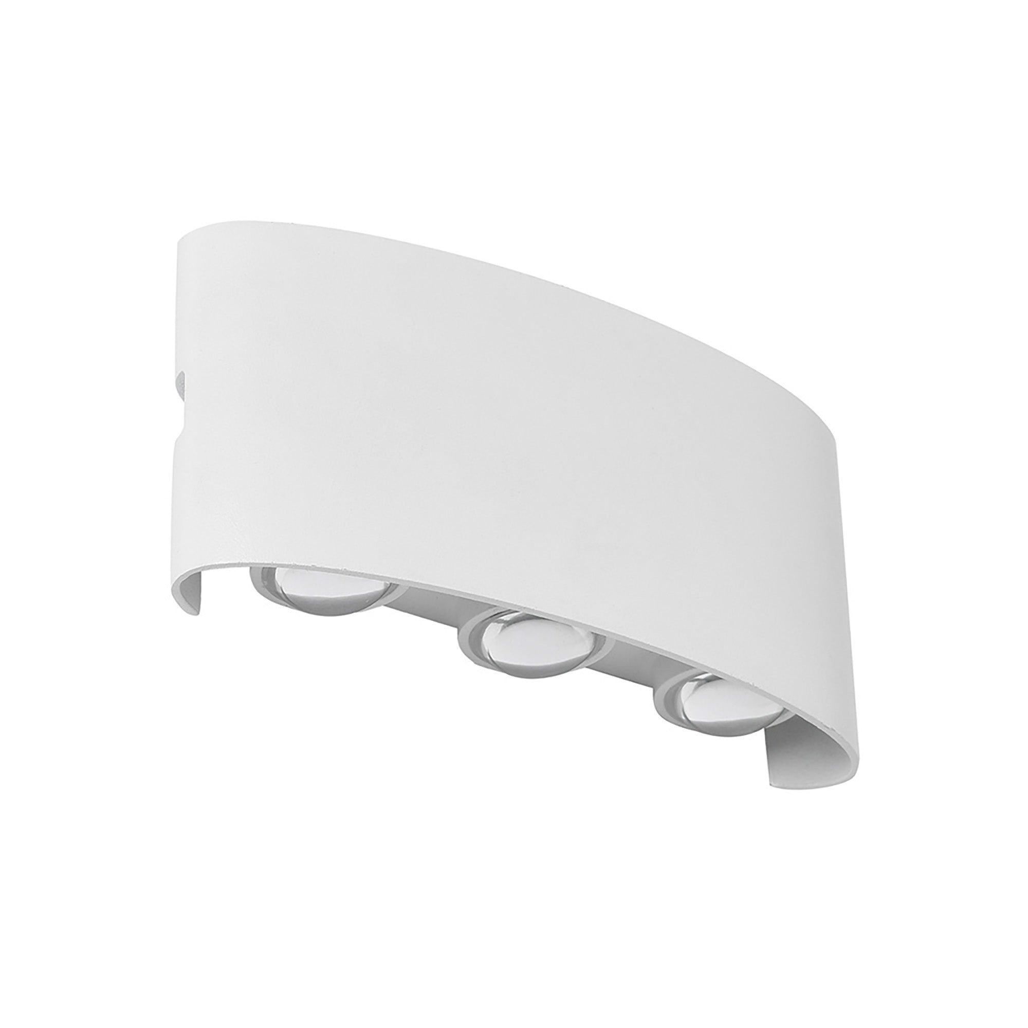 Opula 3 White 6 x 1W 5000K IP54 Wall Light