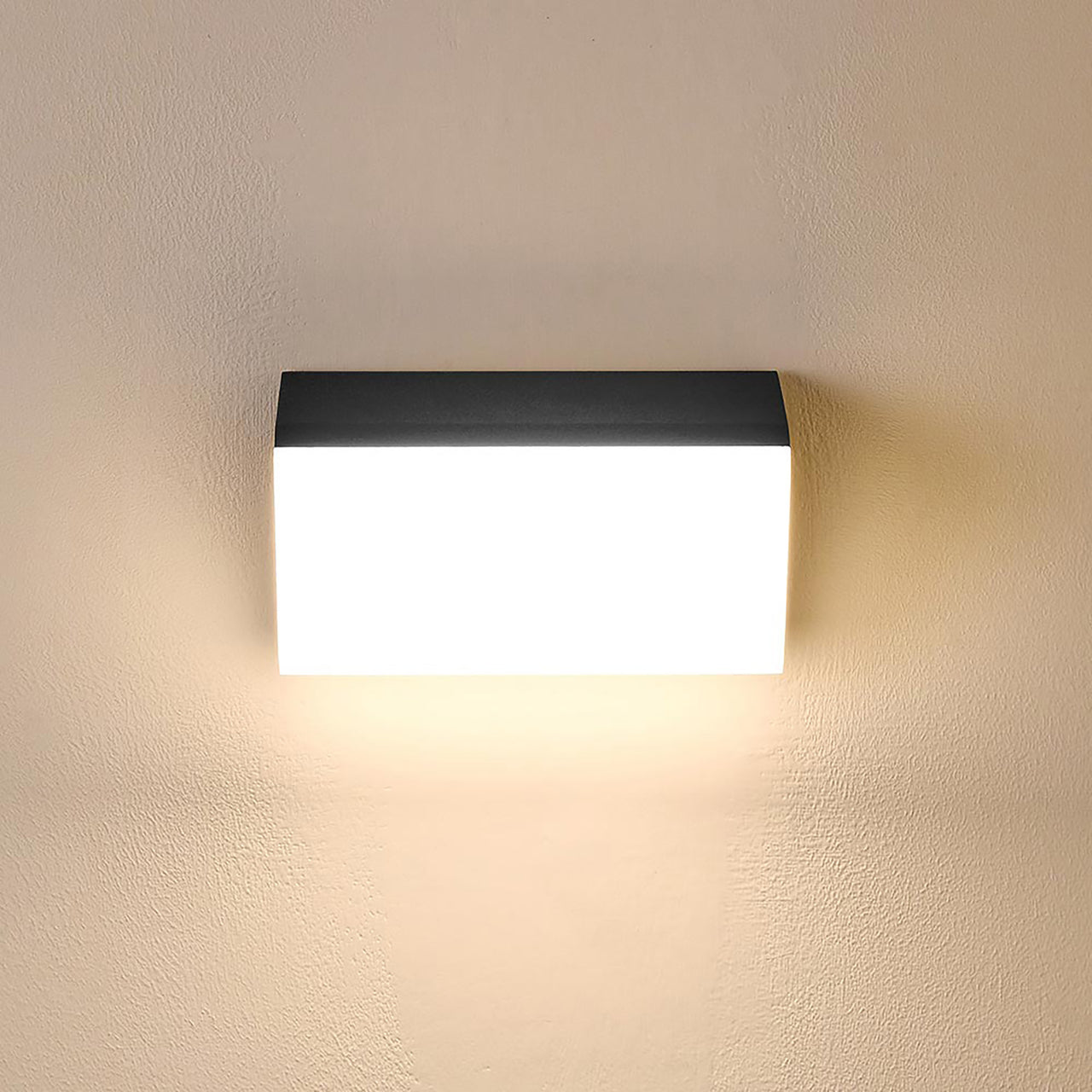 Harrington Black 10W CCT IP65 Wall Light