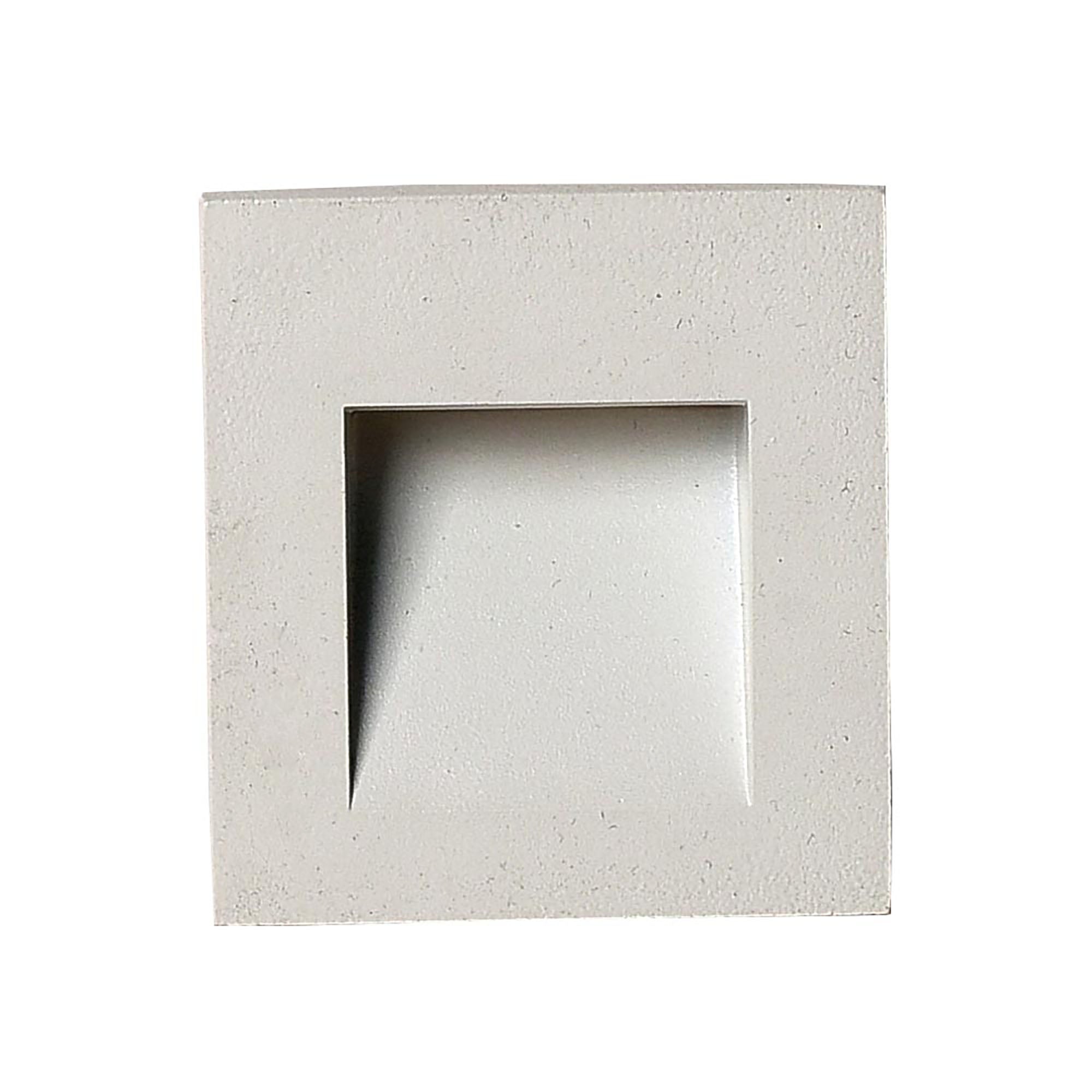 Stan White 3W 12V 3000K IP65 Square Step Light