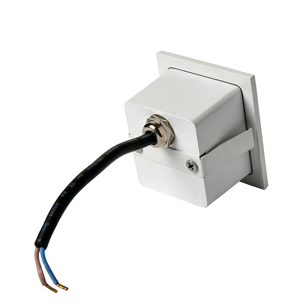 Stan White 3W 12V 5000K IP65 Square Step Light