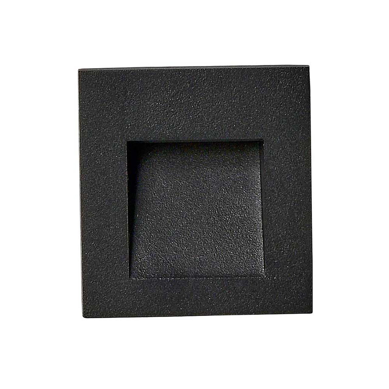 Stan Black 3W 240V 3000K IP65 Square Step Light