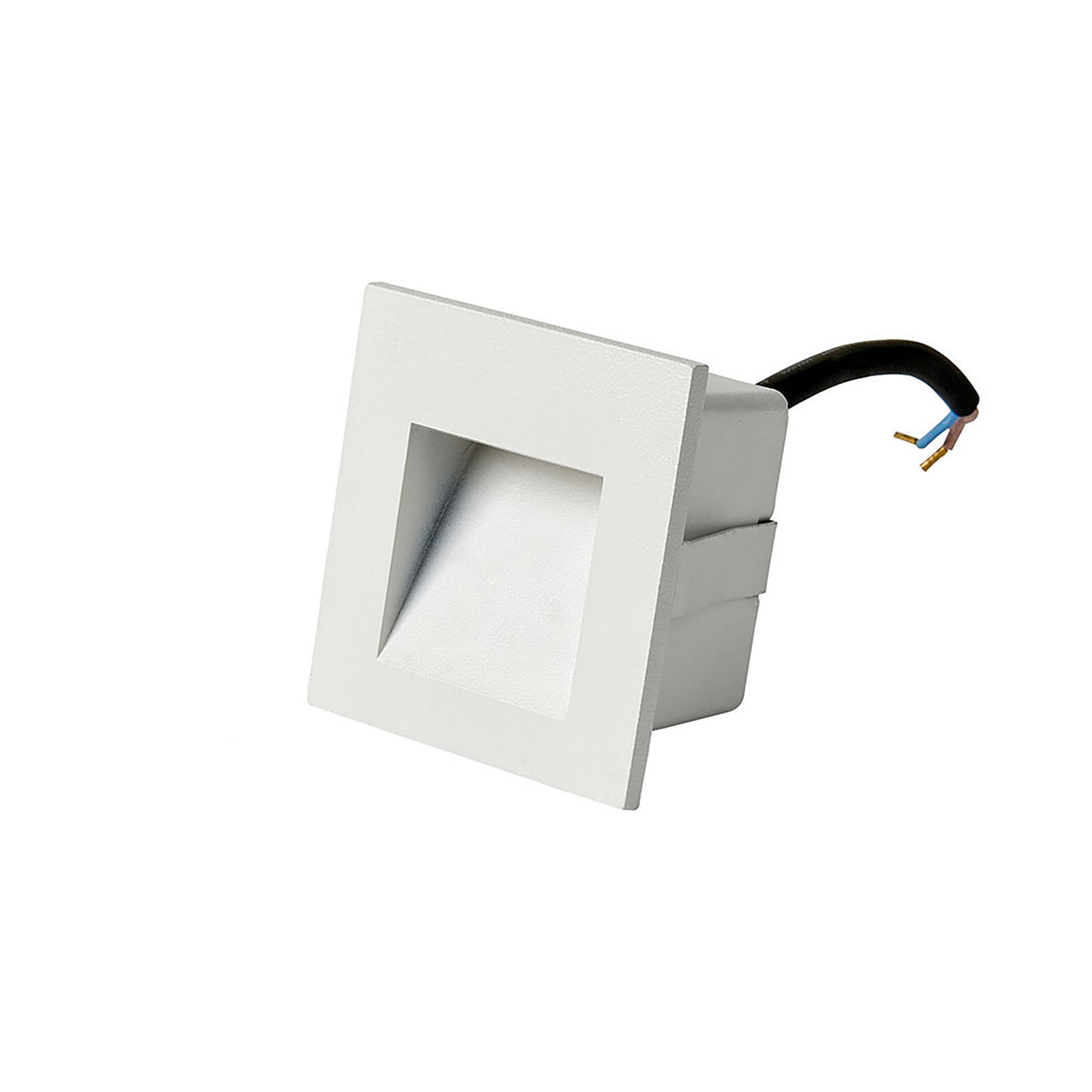 Stan White 3W 240V 3000K IP65 Square Step Light