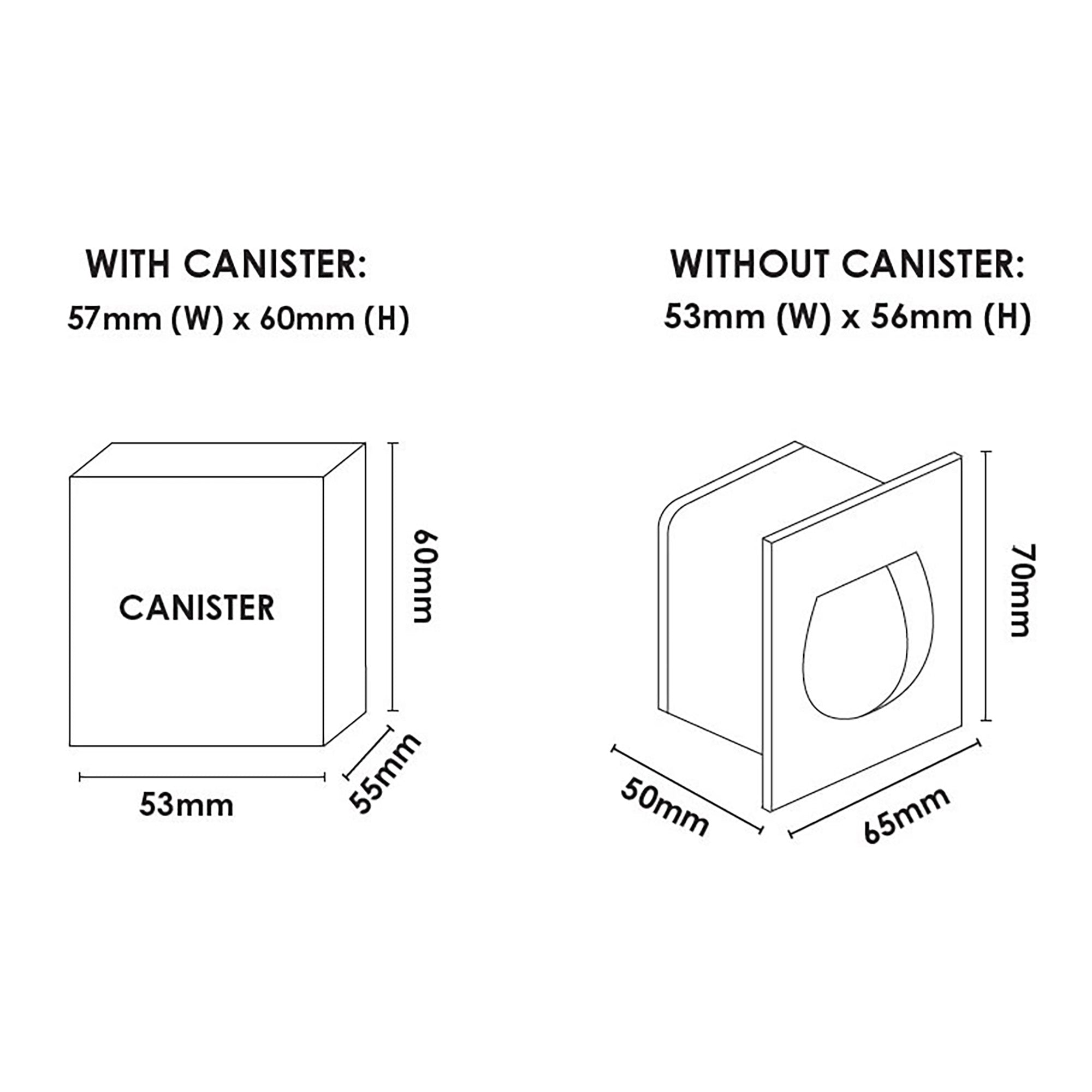 Arch Black 3W 12V 5000K IP65 Square Step Light